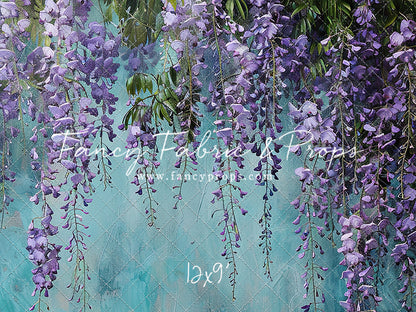 Painted Blue Wisteria