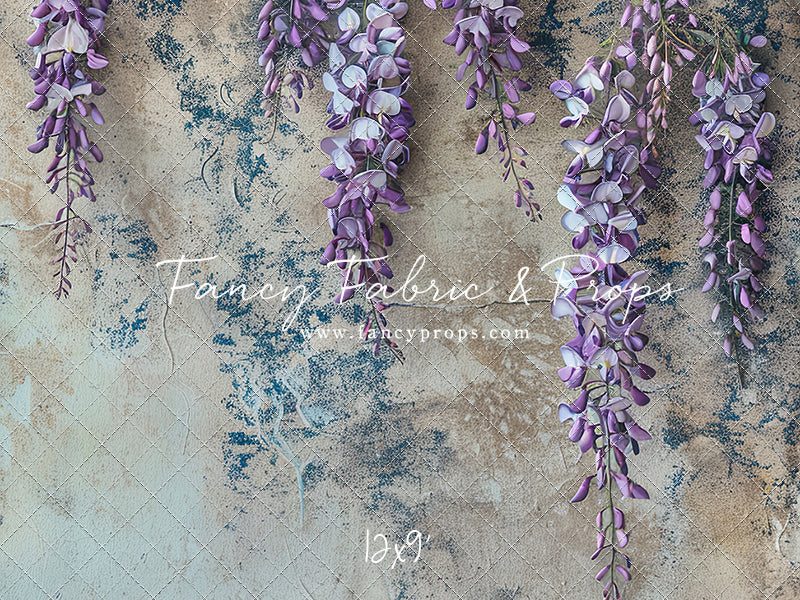 Painted Floral Lavender Wisteria