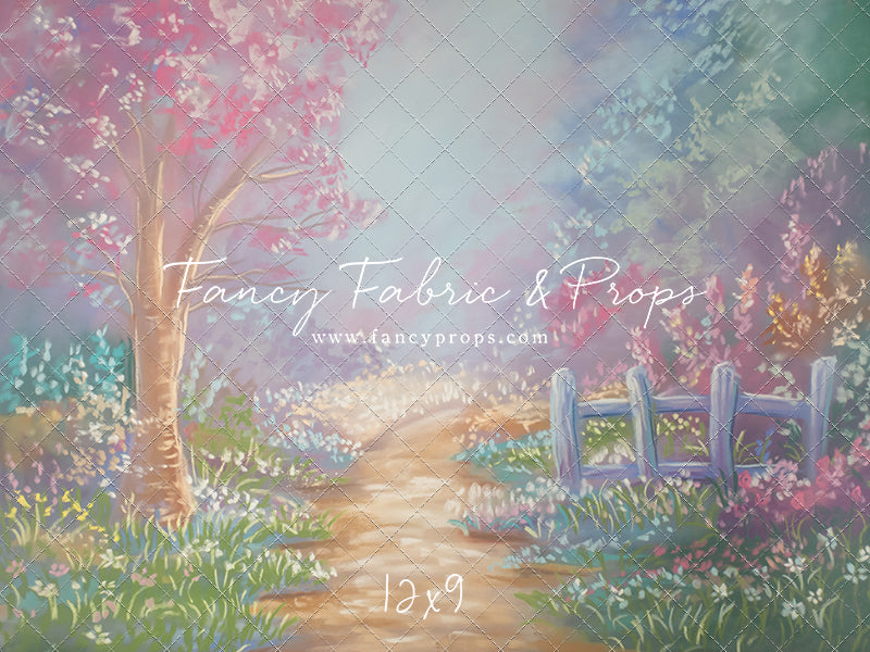 Pastel Garden Pathway - With Sweep Option