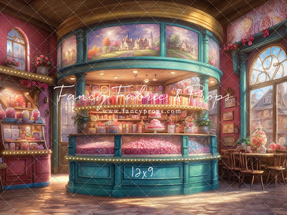 Sweet Tart Hearts with Candy Floor - With Sweep Option