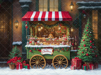 Yuletide Treats Cart - With Sweep Option