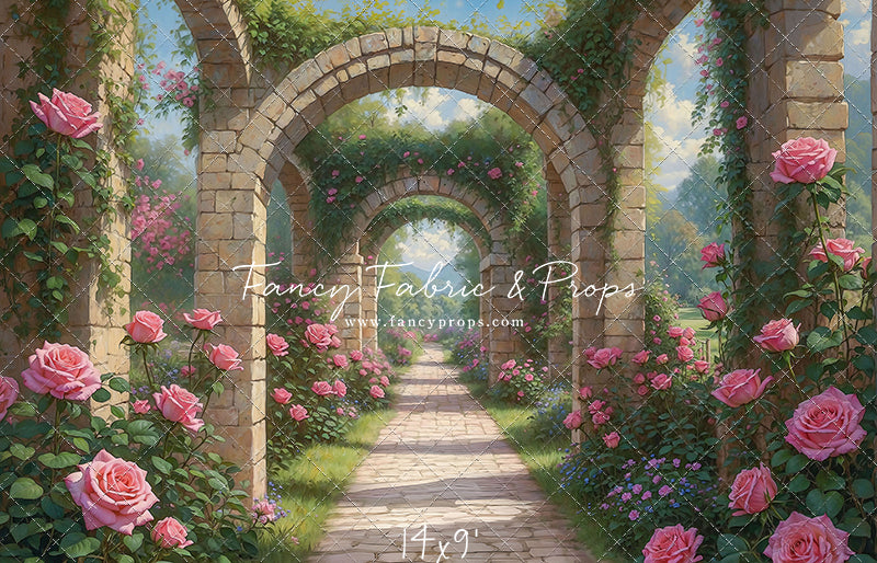 Arcadian Rose Gate - With Sweep Option