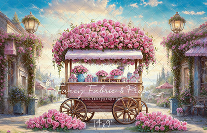 Blushing Bloom Cart - With Sweep Option