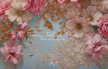 Blushing Petal Tapestry - Horizontal Only