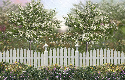 Country Spring Picket Fence