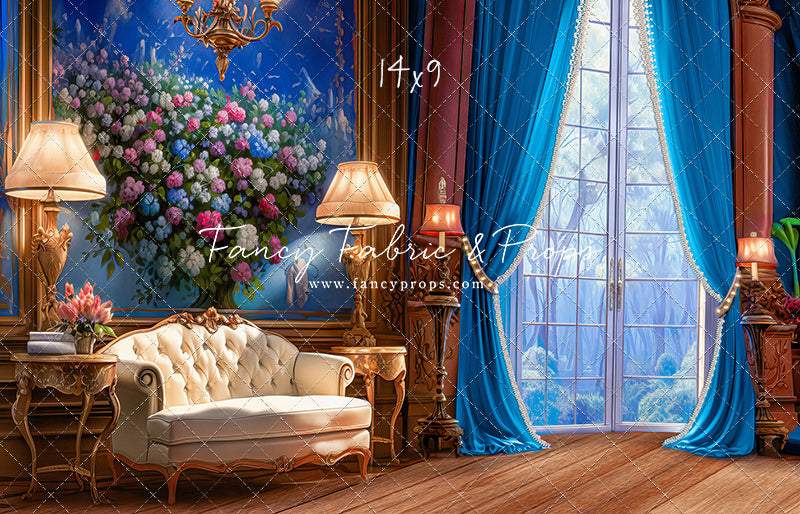 Elegant Lounge - Blue - With Sweep Option