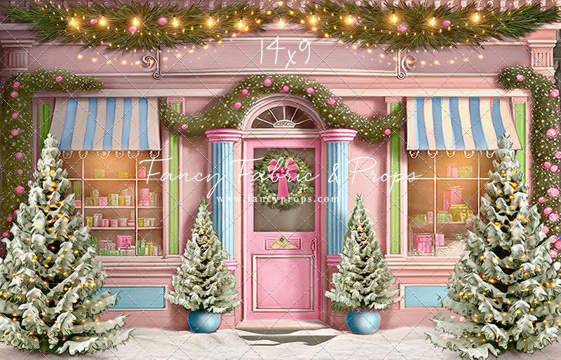 Frosty Sweet Shop - Pink & Blue - with Sweep Option