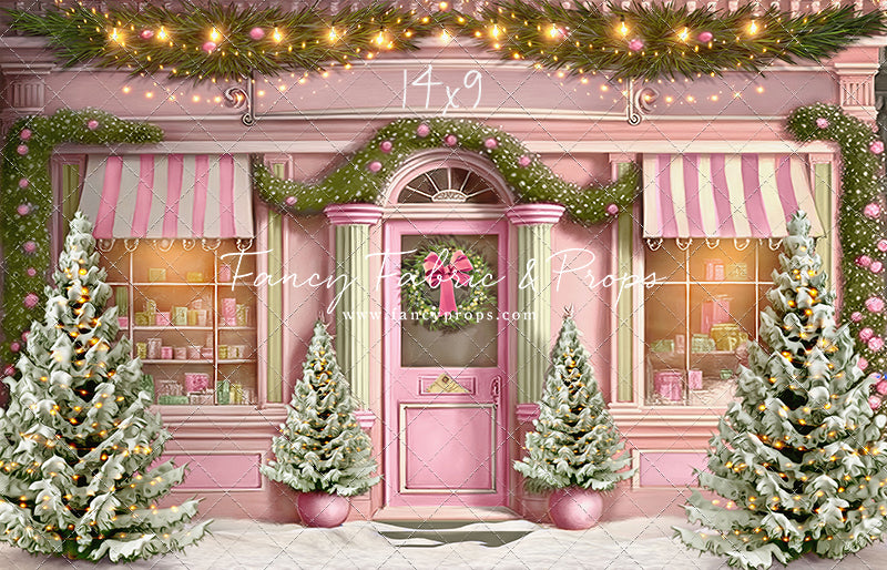 Frosty Sweet Shop - Pink & Sage - with Sweep Option