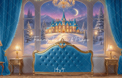 Holiday Fairytale Slumber - Blue  - With Sweep Option