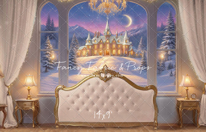 Holiday Fairytale Slumber - White  - With Sweep Option