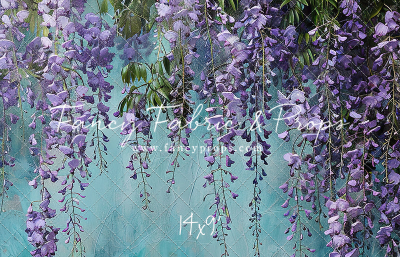 Painted Blue Wisteria
