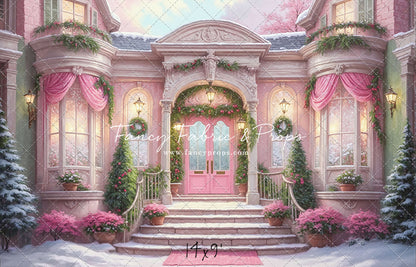 Rose Victorian Christmas - With Sweep Option