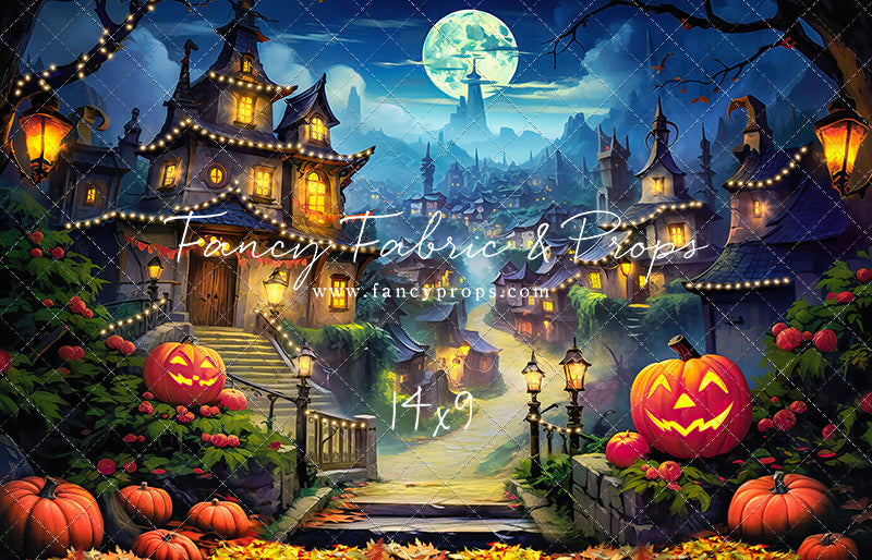 Spooky Town- With Lights - With Sweep Option