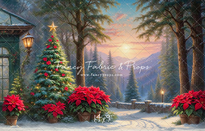 Sunset on Yuletide Lane - With Sweep Option