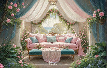 Versailles Rose Terrace - With Sweep Option