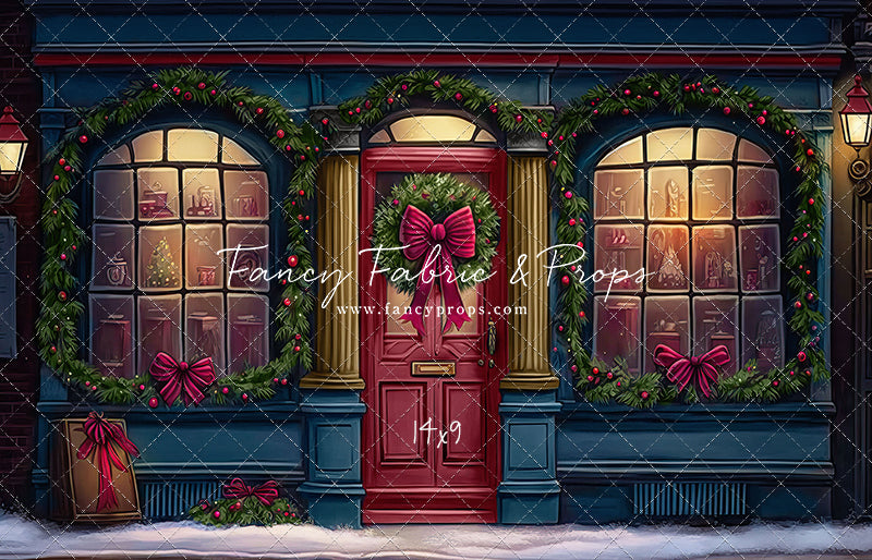 Wintertime Shop - Blue Shop - with Sweep Option