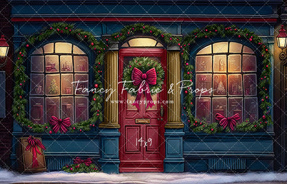 Wintertime Shop - Blue Shop - with Sweep Option