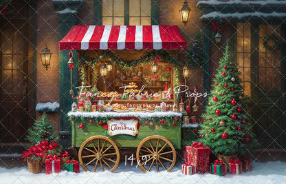 Yuletide Treats Cart - With Sweep Option