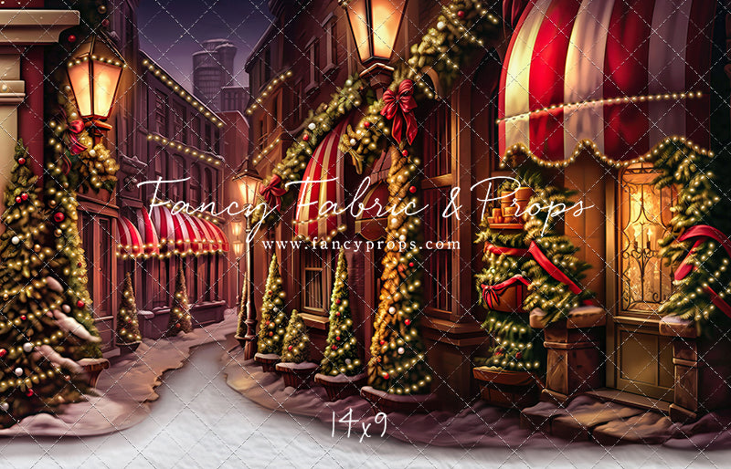 Crimson Christmas Shops - with Sweep Option