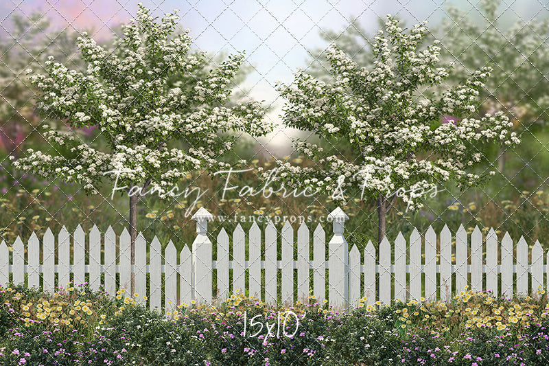 Country Spring Picket Fence