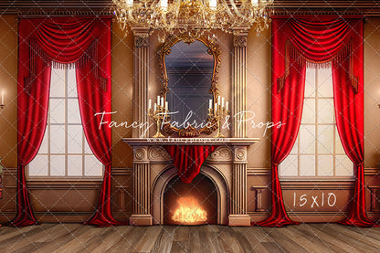 Cozy Up By The Fire - Wood Floor Option - with Sweep Option