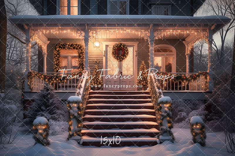 Front Porch Winter Nights