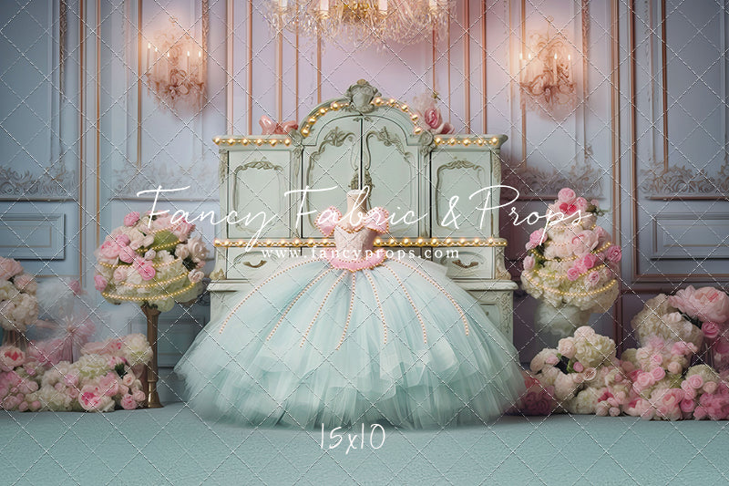 Miss Charlotte - Sage Carpet - With Sweep Option