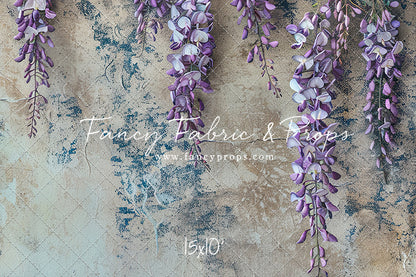 Painted Floral Lavender Wisteria