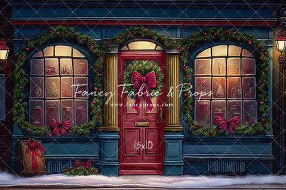 Wintertime Shop - Blue Shop - with Sweep Option