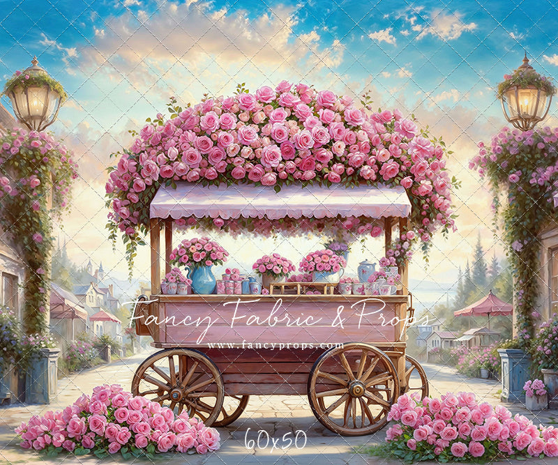 Blushing Bloom Cart - With Sweep Option