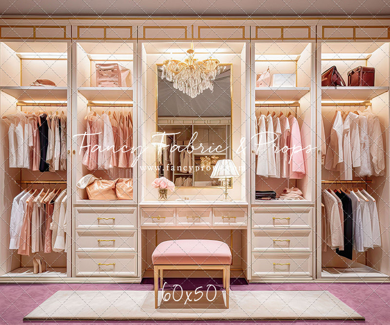 Boss Babe Closet - Pink Carpet - With Sweep Option