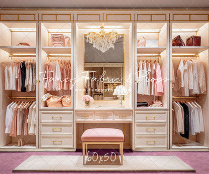 Boss Babe Closet - Pink Carpet - With Sweep Option