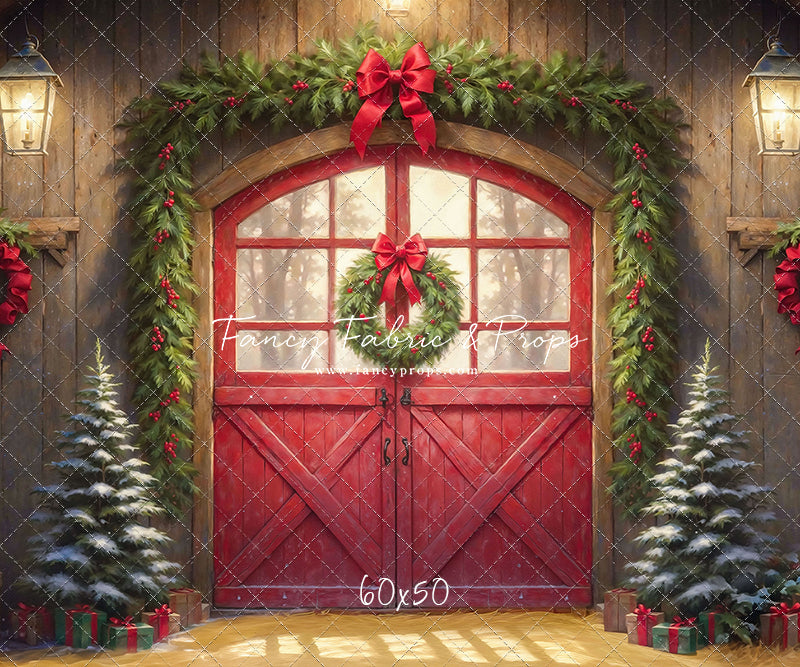 Christmas At The Red Barn - Straw Floor - with Sweep Option