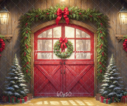 Christmas At The Red Barn - Straw Floor - with Sweep Option