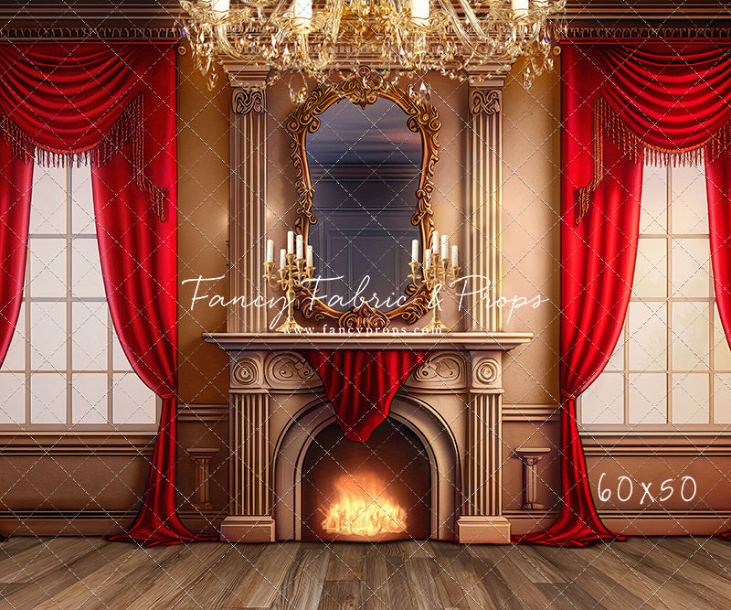 Cozy Up By The Fire - Wood Floor Option - with Sweep Option