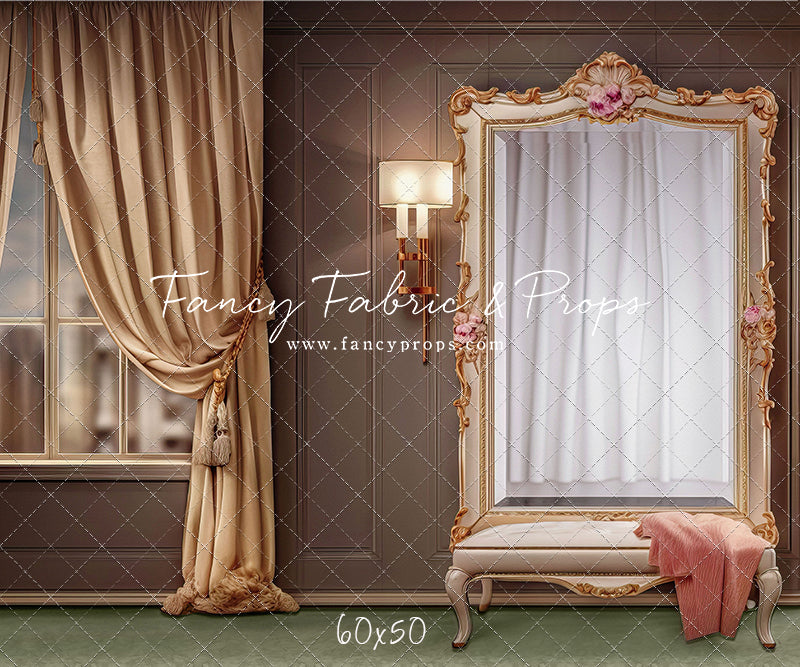 Glam Mirror - Green Floor - With Sweep Option