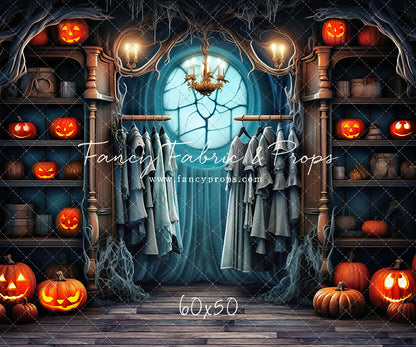 Haunted Wardrobe -Grey Floor - With Sweep Option