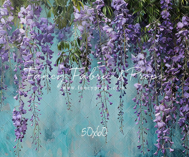 Painted Blue Wisteria
