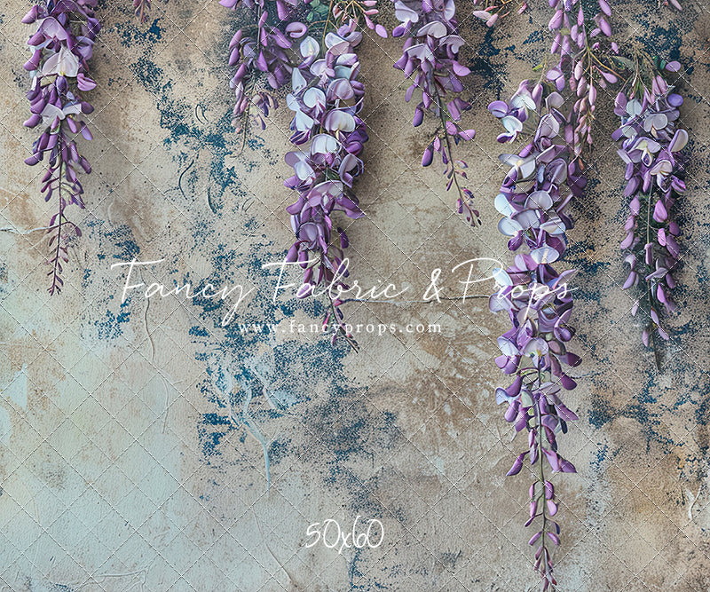 Painted Floral Lavender Wisteria