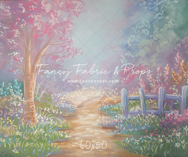 Pastel Garden Pathway - With Sweep Option