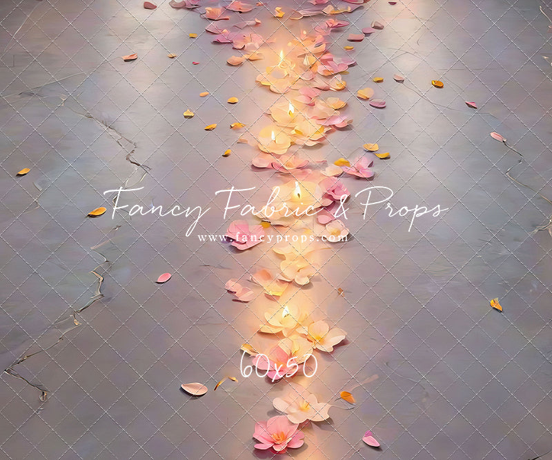 Path of Petals Concrete Floor