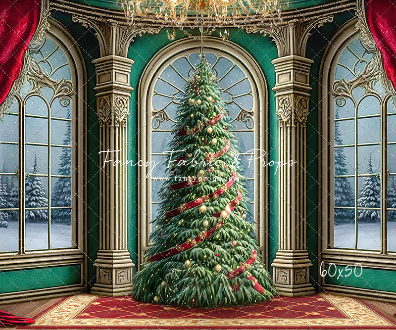 Royal Christmas Tree - Wood Floor Option - with Sweep Option