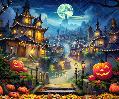 Spooky Town- With Lights - With Sweep Option