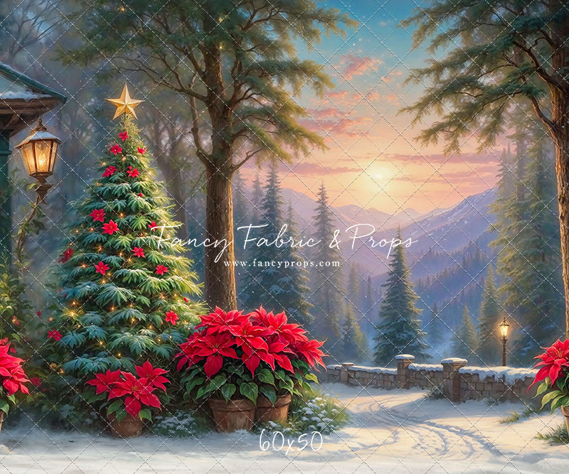 Sunset on Yuletide Lane - With Sweep Option