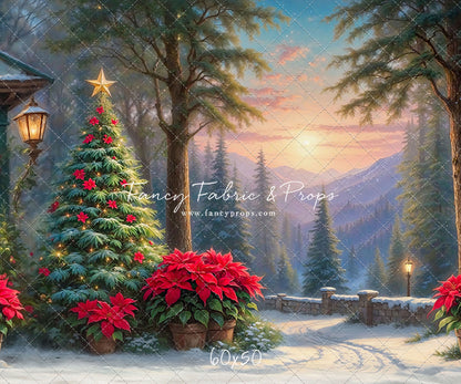 Sunset on Yuletide Lane - With Sweep Option