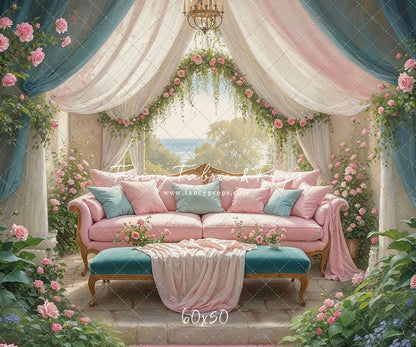 Versailles Rose Terrace - With Sweep Option