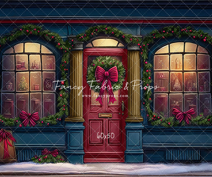 Wintertime Shop - Blue Shop - with Sweep Option