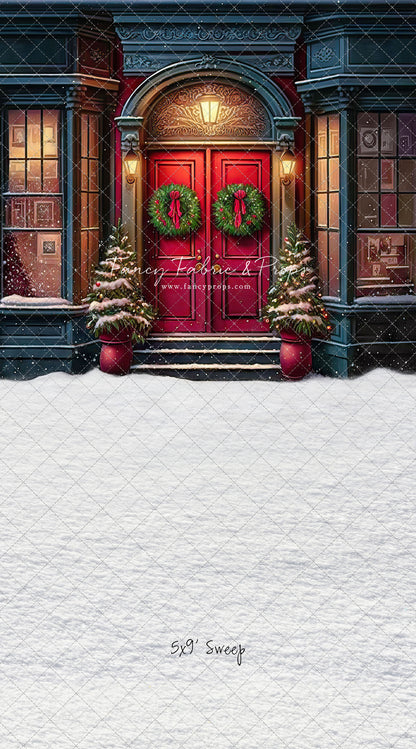 Heartfelt Holiday Home - Red Doors With Snow Floor Option - with Sweep Option