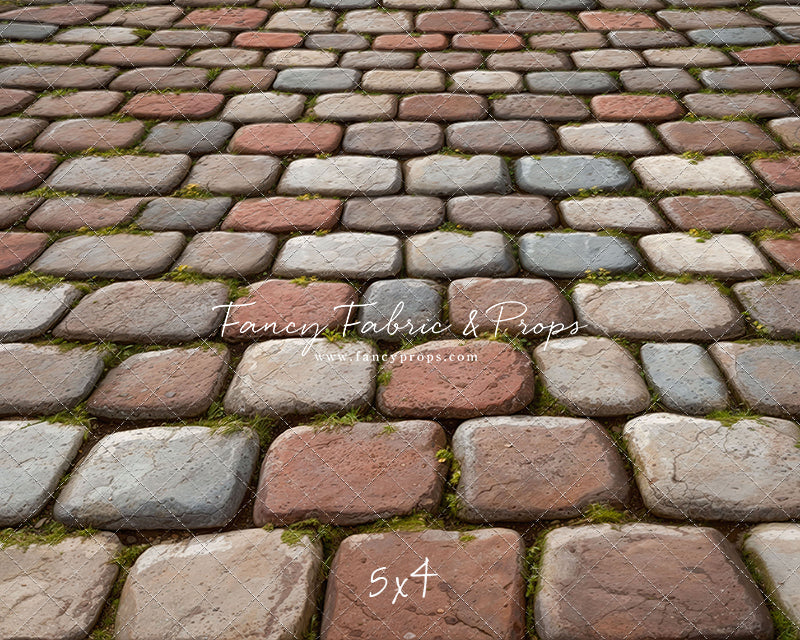 Colored Garrison Cobblestone Mat Floor