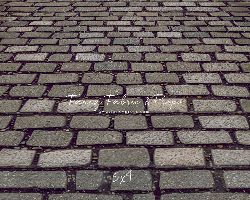 Grey Garrison Cobblestone Mat Floor